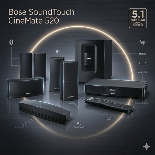 Bose cinemate 520 home cinema - home,