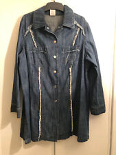 Jeans Hemd Gr. 48,  und Strass