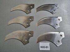 ALPINA 6 Messer 80 Liter Kuttermesser Kutter Schneidmischer K02-01