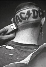 ACDC Aufkleber Haircut Sticker