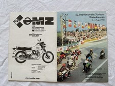 Internationales Schleizer Dreieckrennen Programmheft 1986 Motorsport DDR Rar