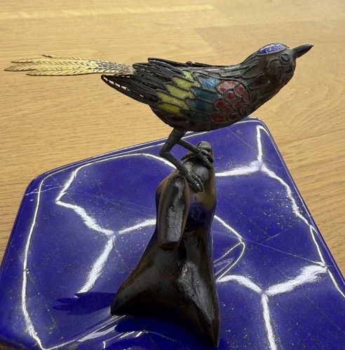 Silberfigur figur cloisonné - silberfigur,