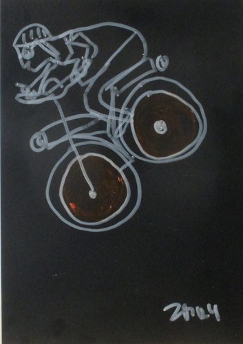 Fahrradfahrer karton - fahrradfahrer,