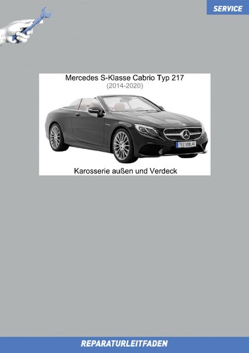 Mercedes klasse cabrio - s-klasse, 217