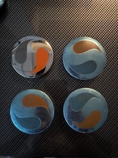 4 Stück Nabendeckel Nabenkappe Cap Felgendeckel DBV Chrom 70mm