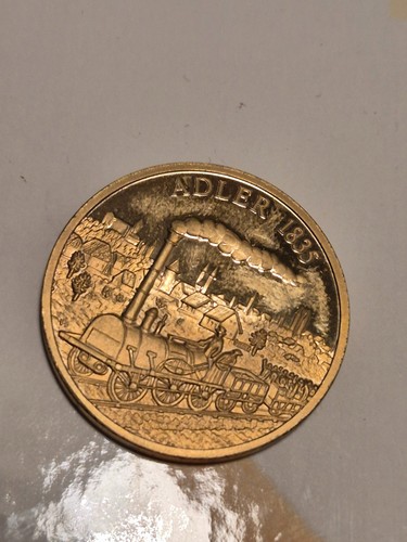 Göde vergoldete münze - vergoldete,