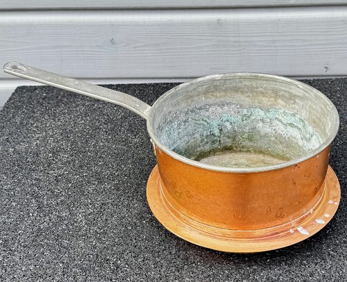 Antiker kupfertopf kasserolle - antiker,