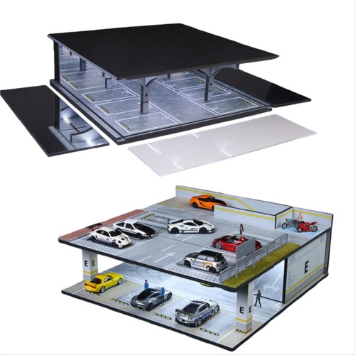 Diorama garagemodell led - 1:64,