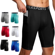 Herren Kompressionsshorts Fitness Laufhose Sport Tights Sommer Gym