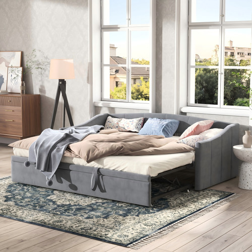 Polsterbett ausziehbares - polsterbett,