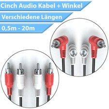 Cinch kabel audio winkel - winkel, 2