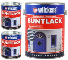 Wilckens Buntlack Kunstharzbasis Kunstharzfarbe Schutzlack Holz Metall Hochglanz