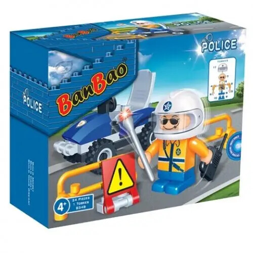 Banbao bausteine polizei 24 - bausteine, polizei,