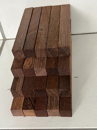 Wengé pen blanks stück - wengé,