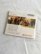 Merian Scout CD für Becker Traffic Pro BE 4720 4721 4725 4730 und DTM 7802 7810