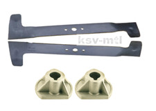 Messer Set f. Castel Garden Brill Iseki Rasentraktor 82004341/0 82004340/1 52cm