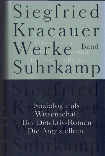 Siegfried kracauer werke - kracauer,