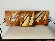 Wandbilder auf Acrylbasis - Farb und Lichtecht 3teilig 30x30cm