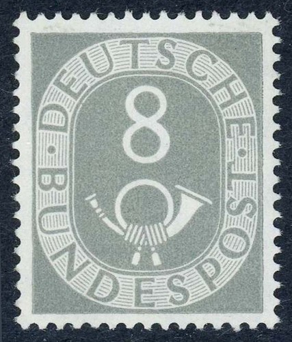 Bund 127 postfrisch 8 pfg - nr.,