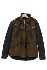 TRF BY ZARA Damen Winter Parka Oliv Gr. XS/32 Casual Military Urban Jacke