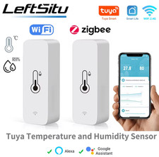 Tuya WiFi Zigbee Temperatur Feuchtigkeit Sensor Smart Home Indoor Hygrometer APP