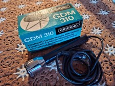 Grundig - 2 Mikrophone -GDM 310 mit Stativ -GDM 313- Top