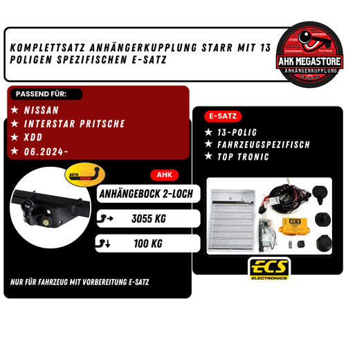 Anhängerkupplung starr 13 - anhängerkupplung,