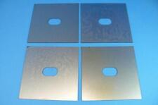 4 für BMW 3er E36 Wagenheberaufnahme Schweißblech Einschweißblech 155x155x1.5mm