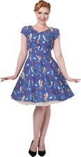 Dancing Days »MADE OF WONDER« Sailor MERMAID Swing Dress KLEID Rockabilly
