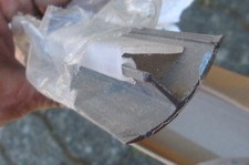 ca. 3,50 m neue Küchen - Sockelleisten Wandabschlussleiste Egger Metal Rock