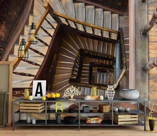 3D Wendeltreppe H8878 Tapete