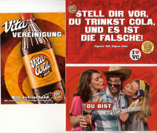 3 Postkarten    VITA  COLA