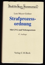 Strafprozessordnung Kommentar