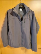 Columbia Softshell Outdoor Jacke Grau Gr  L XL mit abnehmbarer Kapuze TOP