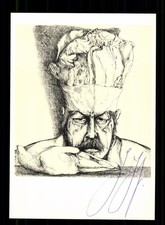 Günter Grass Autogrammkarte