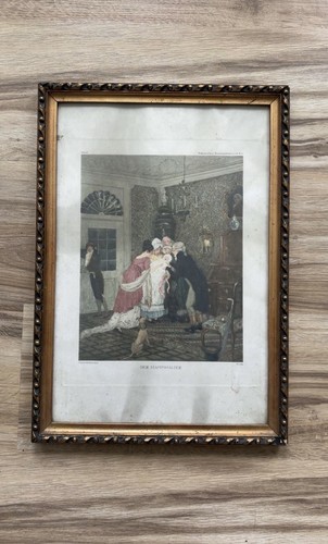 Antik gemälde prunkrahmen mit - prunkrahmen,