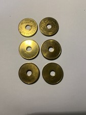 2 Token Miele 1699370  Marken 4 WeRoka Münzautomat Waschmarken Jeton