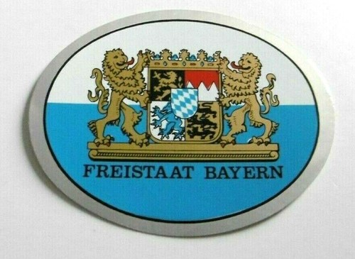 Souvenir aufkleber freistaat - souvenir-aufkleber,