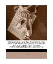 Concert cis moll fr - concert,, cis-moll: