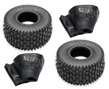 2 Stück Reifen mit Schlauch Turf Profil Aufsitzmäher Rasentraktor 20x8,00-8 4PLY