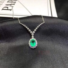 Echter Smaragd Anhänger in