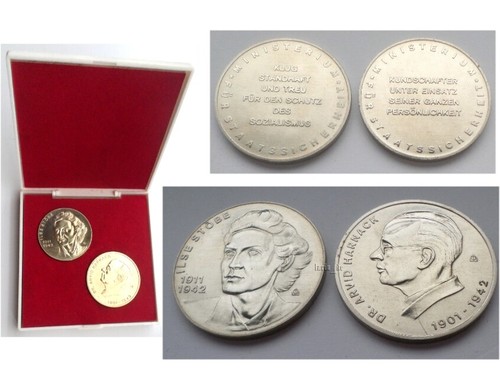 Ddr stasi medaille - ddr, mfs