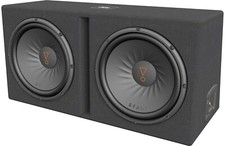 JBL Stage 1200D - 12" Twin Subwoofer im angeschlossenen Gehäuse 1200W Max Power