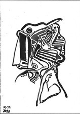 R. Staab,"Echse“ Tusche