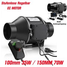 Regelbar Rohrventilator