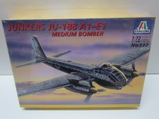 1:72 Italeri 117 JUNKERS JU-188 A1-E1 MEDIUM BOMBER  -Bausatz versiegelt  (F9)