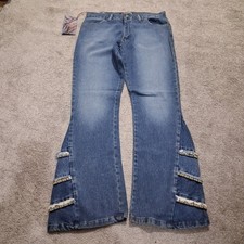 Y2k Damen Jeans Flare Besonder