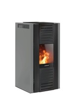 Pelletofen Justus Sirkos Aqua 2.0 wasserführend schwarz Taupe 9,4kW