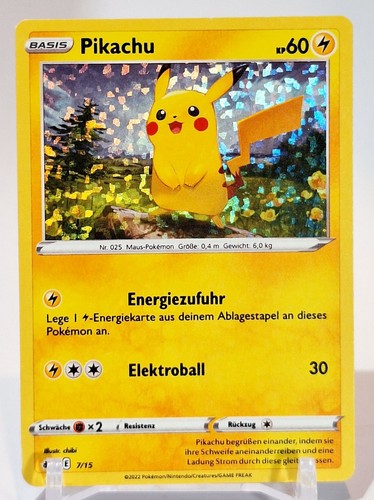 Pokemon pikachu 007 015 - pikachu, 007/015