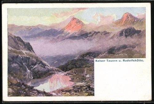 Künstler edward theodore - künstler-ak,